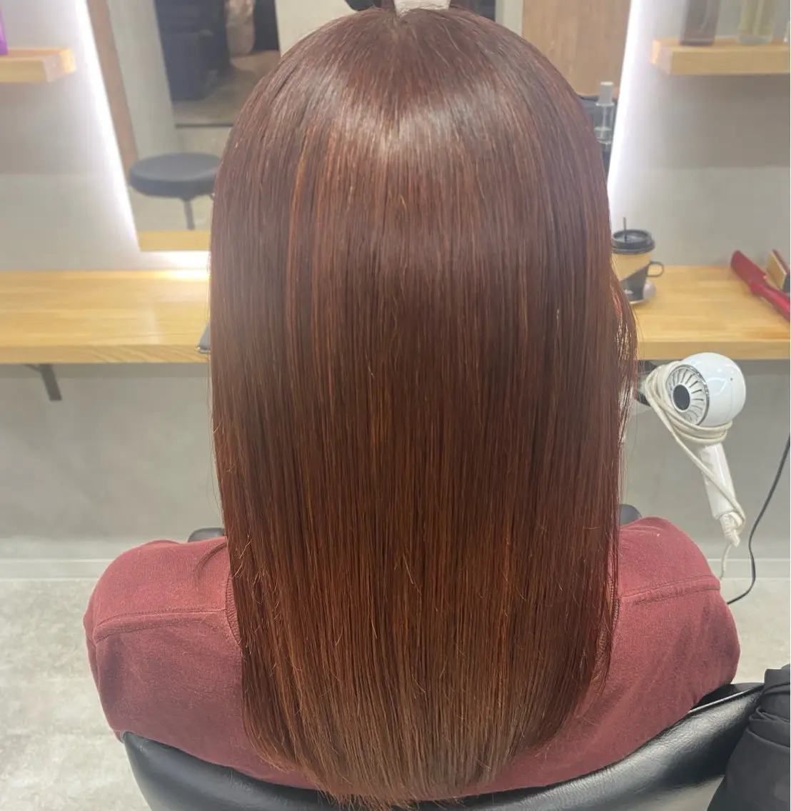 セミロング カラー イルミナカラー トリートメント ナツキ💫 カットモデル募集中のヘアスタイル