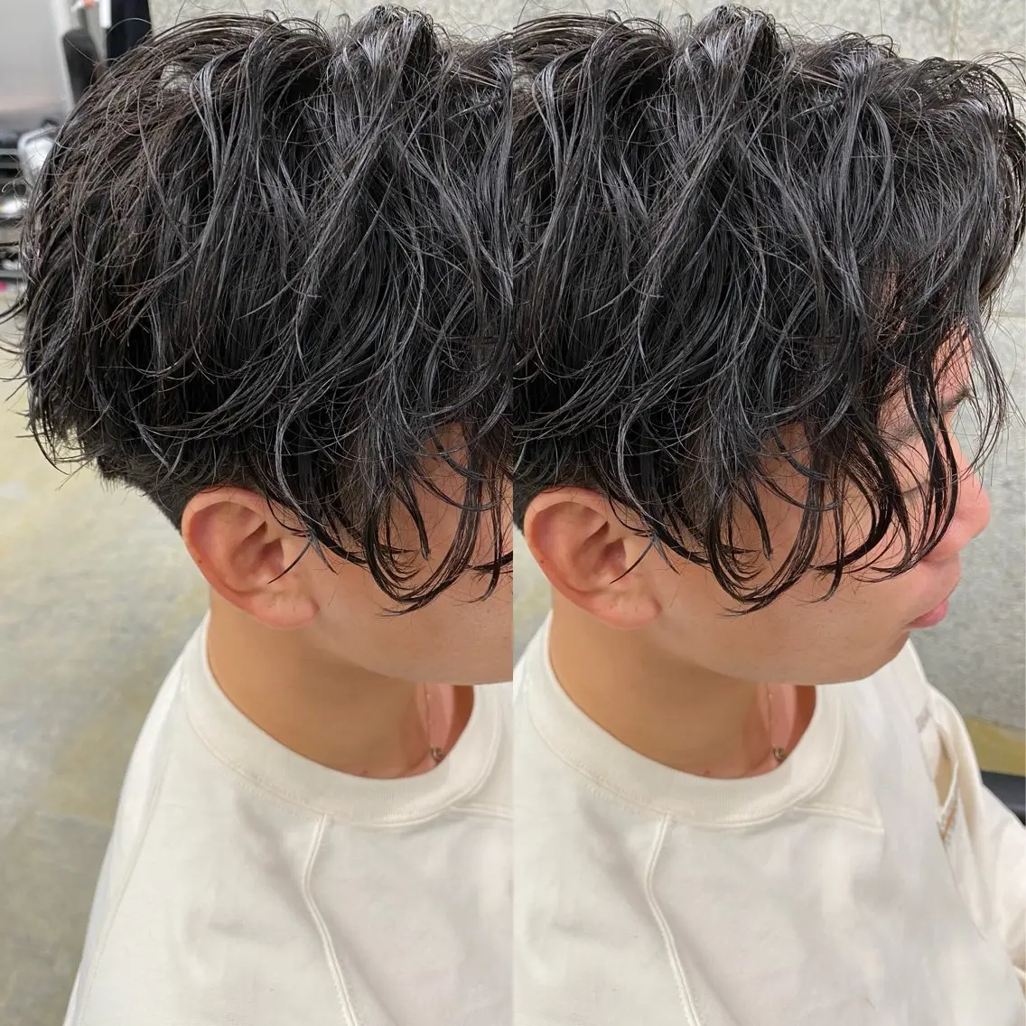 ショート パーマ 髪質改善/浅沼 亮のヘアスタイル