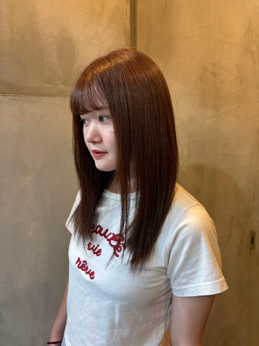 カラー wakaba 透明感カラーのヘアスタイル