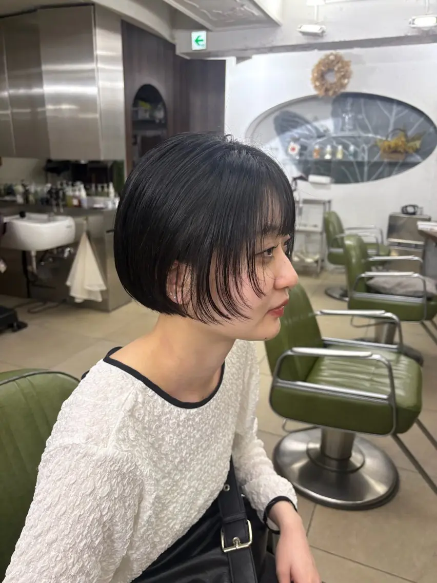ショート ボブ カット 表参道/ 🤍IKUMIのヘアスタイル