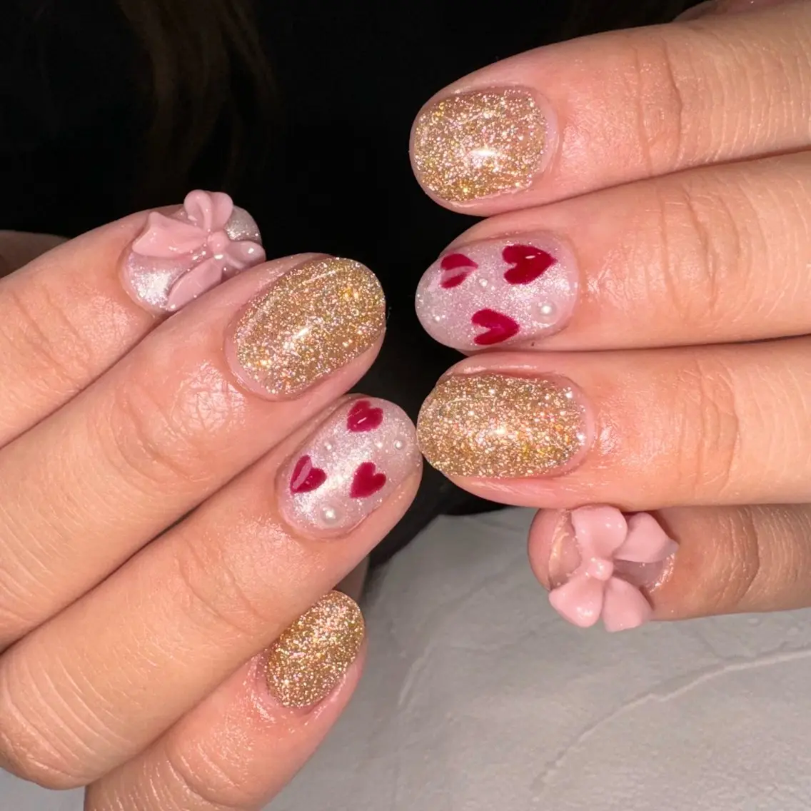 ネイル 持ち込み RIEKO🍒 ワンホン♡推しネイルのネイルデザイン