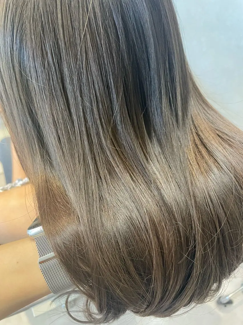 カラー 森 はるかのヘアスタイル