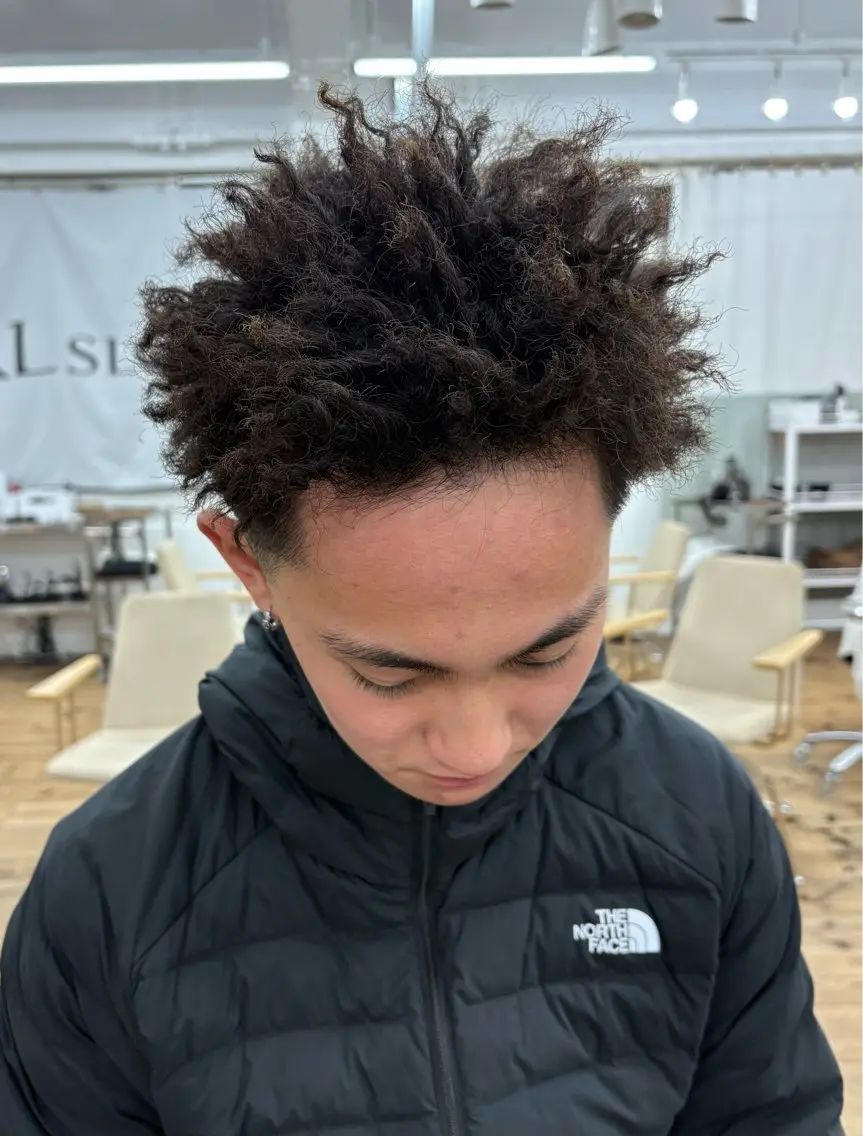 ショート カット パーマ メンズ特化サロン ウエダ　ヒロキのヘアスタイル