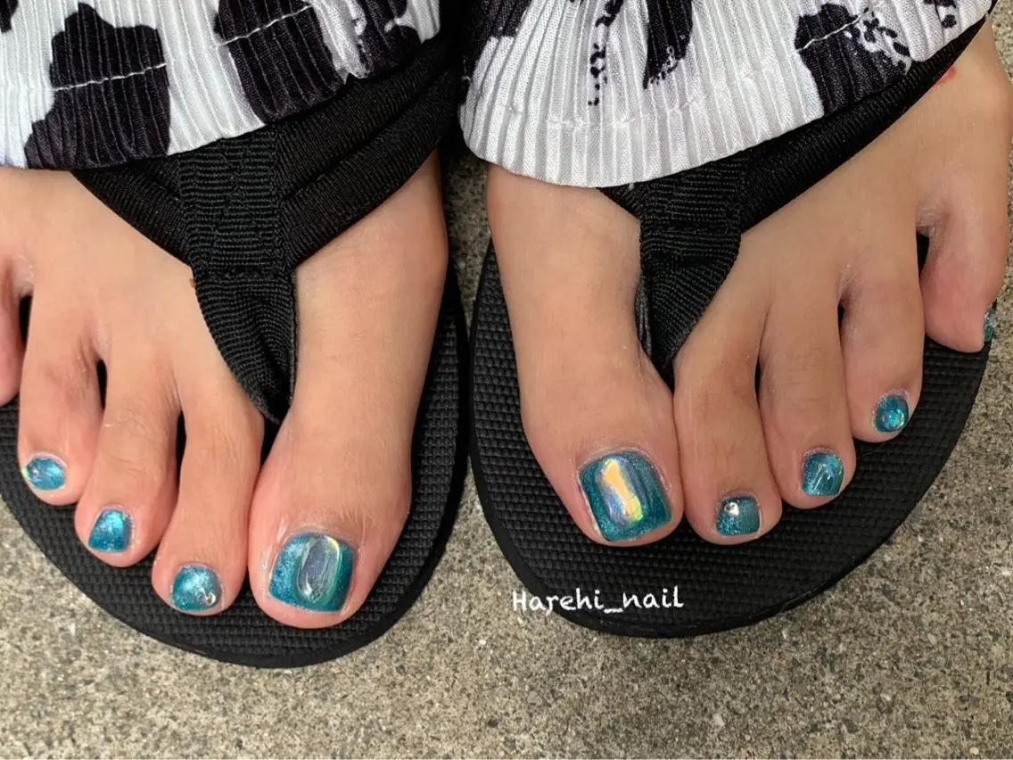 ネイル フットネイル Harehi_ nailのネイルデザイン