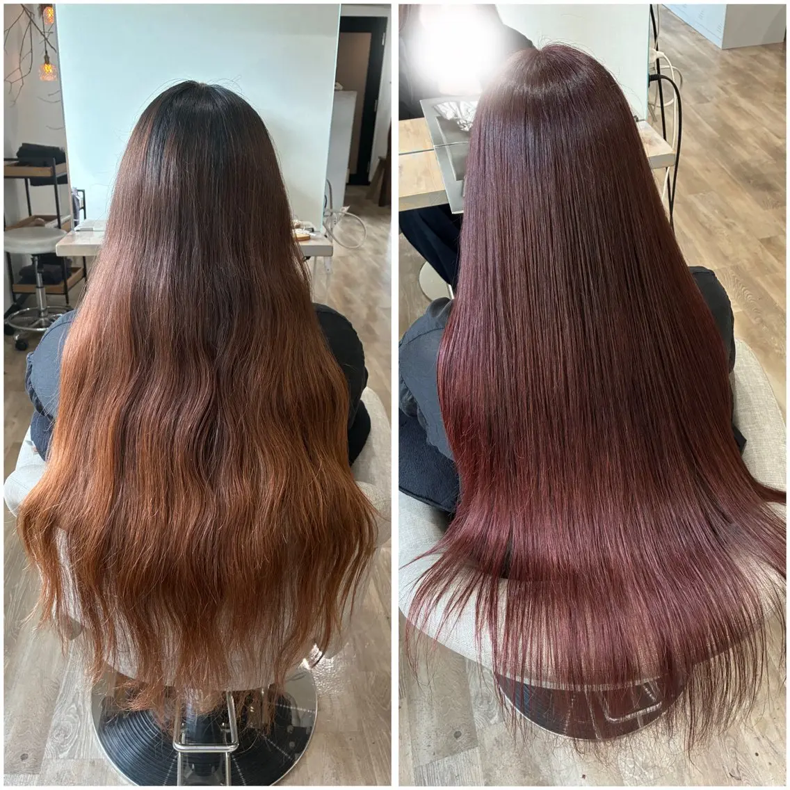 ロング カラー ラベンダーカラー ピンクカラー ピンクラベンダー ヘアカラー 🌺髪質改善カラー/ 齋藤ゆうなのヘアスタイル
