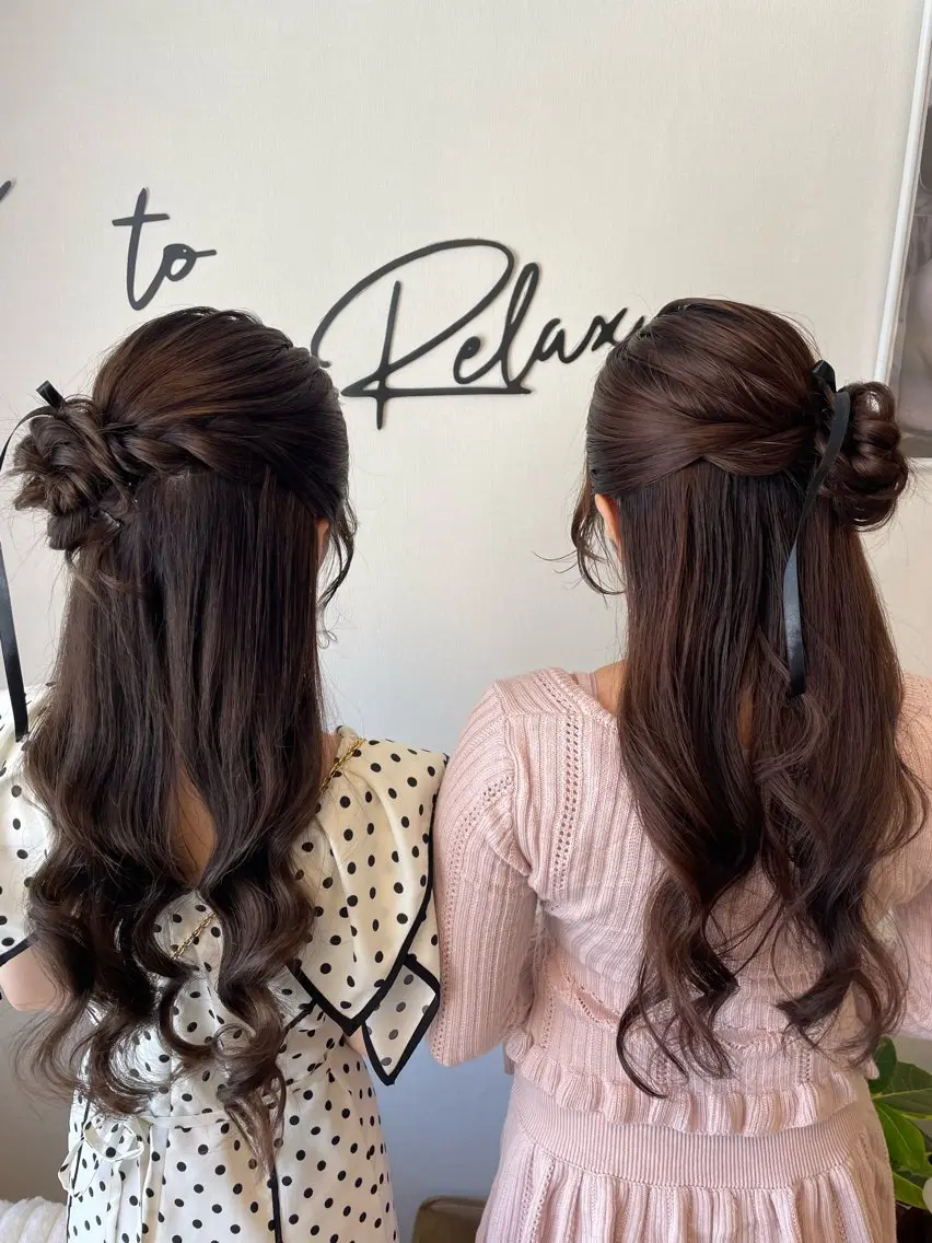 お得にペア割ヘアセット😊✨の写真