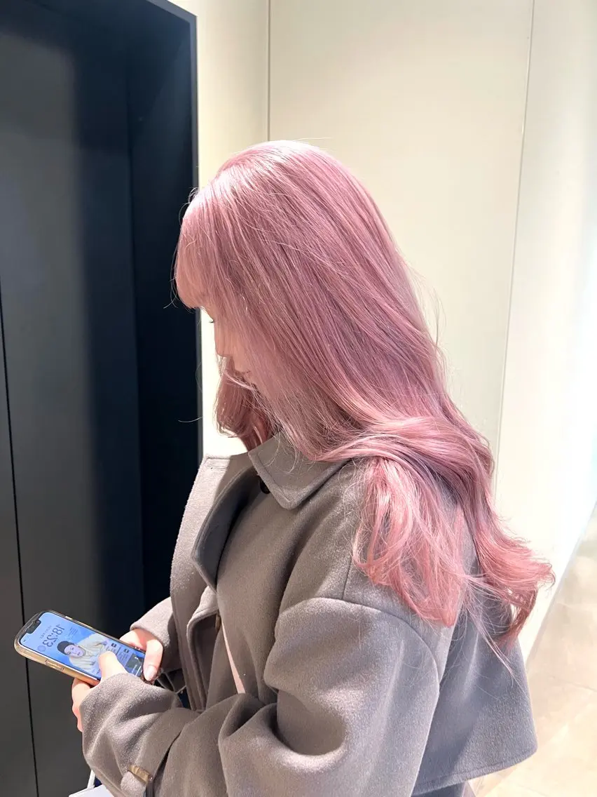 🥀暖色✖️ハイトーン限定🥀ケアブリーチ付きトリプルカラー➕ヒアルロン酸トリートメント➕コテ巻き🥀･:*+.の写真