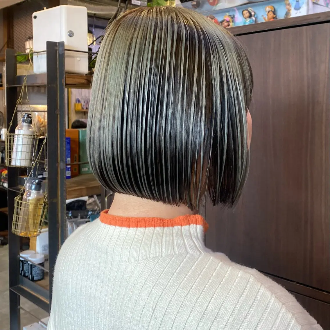 【ハイライトカラー】ハイライト+カラーリング+2stepトリートメントの写真