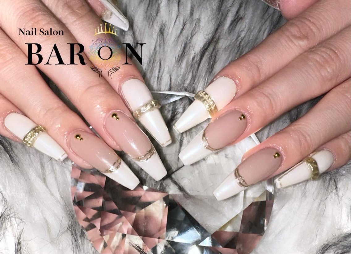 ネイル 持ち込み スカルプネイル ハンドネイル ♛BARON♛ YURAのネイルデザイン