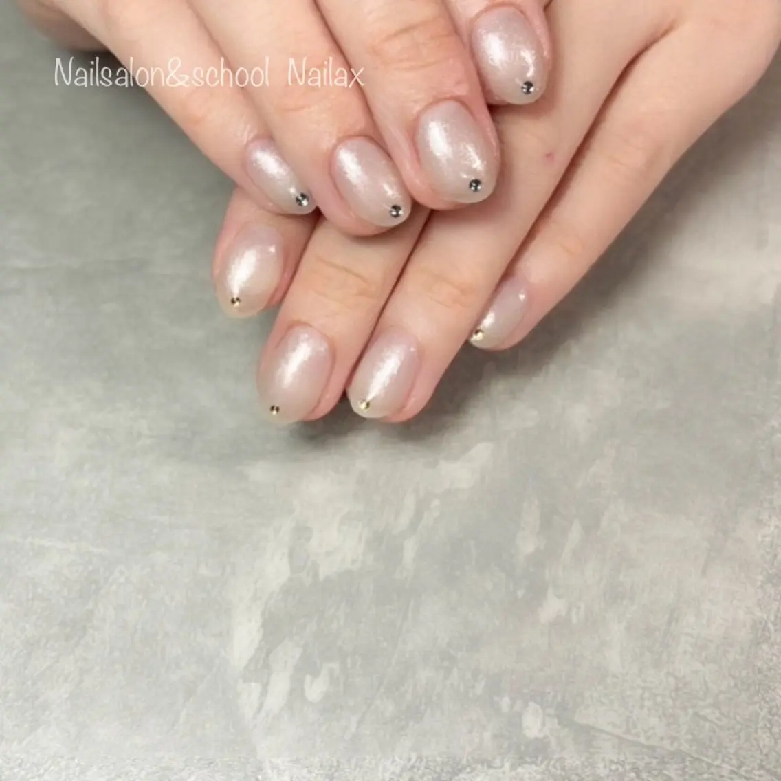 ネイル ストーンネイル ハンドネイル nailax Rinのネイルデザイン