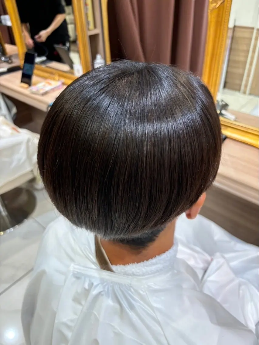 ショート メンズ 縮毛矯正 メンズ指名数No.1 鐸木桜子のヘアスタイル