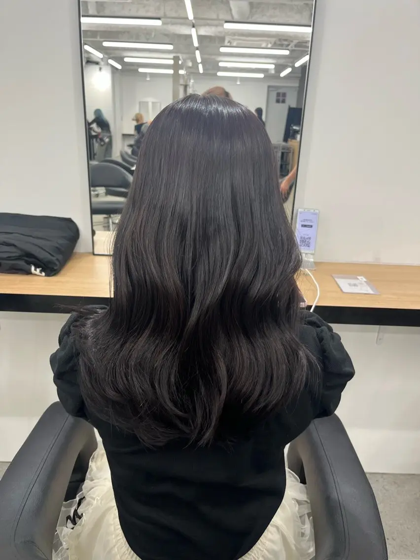 ロング ヘアカラー miku/ラベンダー 透明感カラー🪻❤︎のヘアスタイル