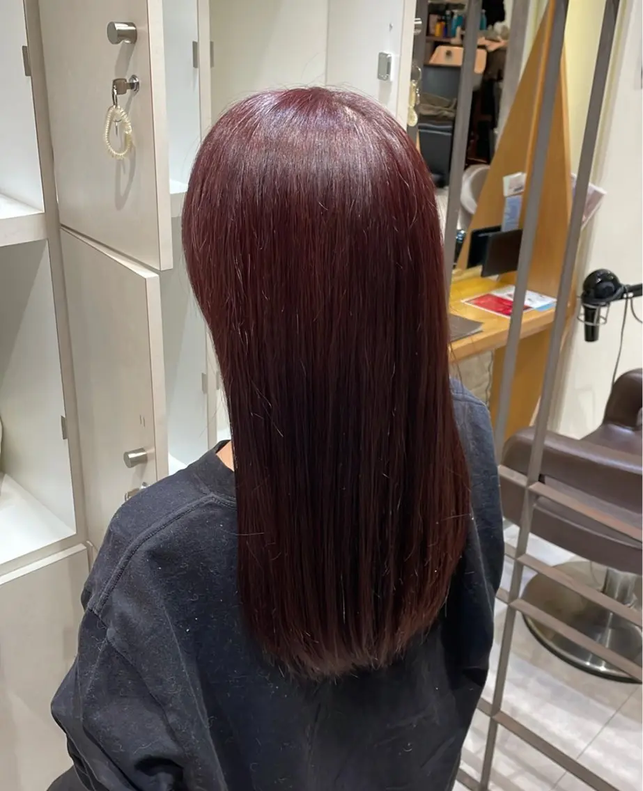 ロング カラー ヘアカラー トリートメント 吉川沙知 /ナチュラルカラーのヘアスタイル