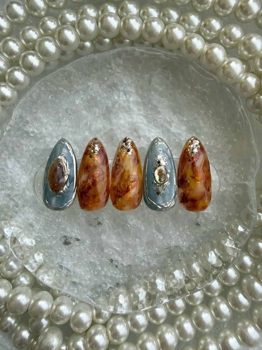 ネイル ニュアンスネイル ハンドネイル Seajewel Nailのネイルデザイン