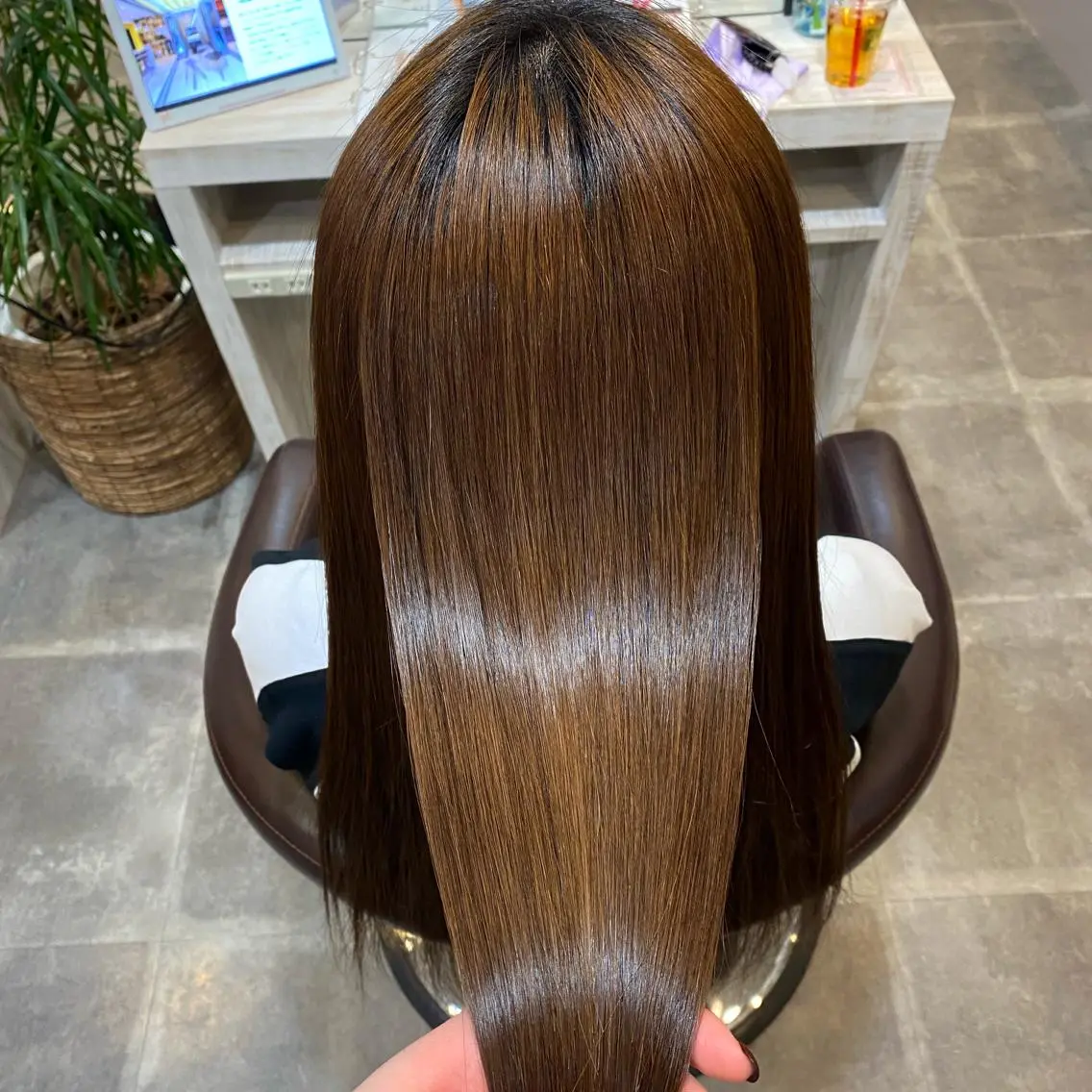ロング ノンダメージ 🥑mikubanのヘアスタイル