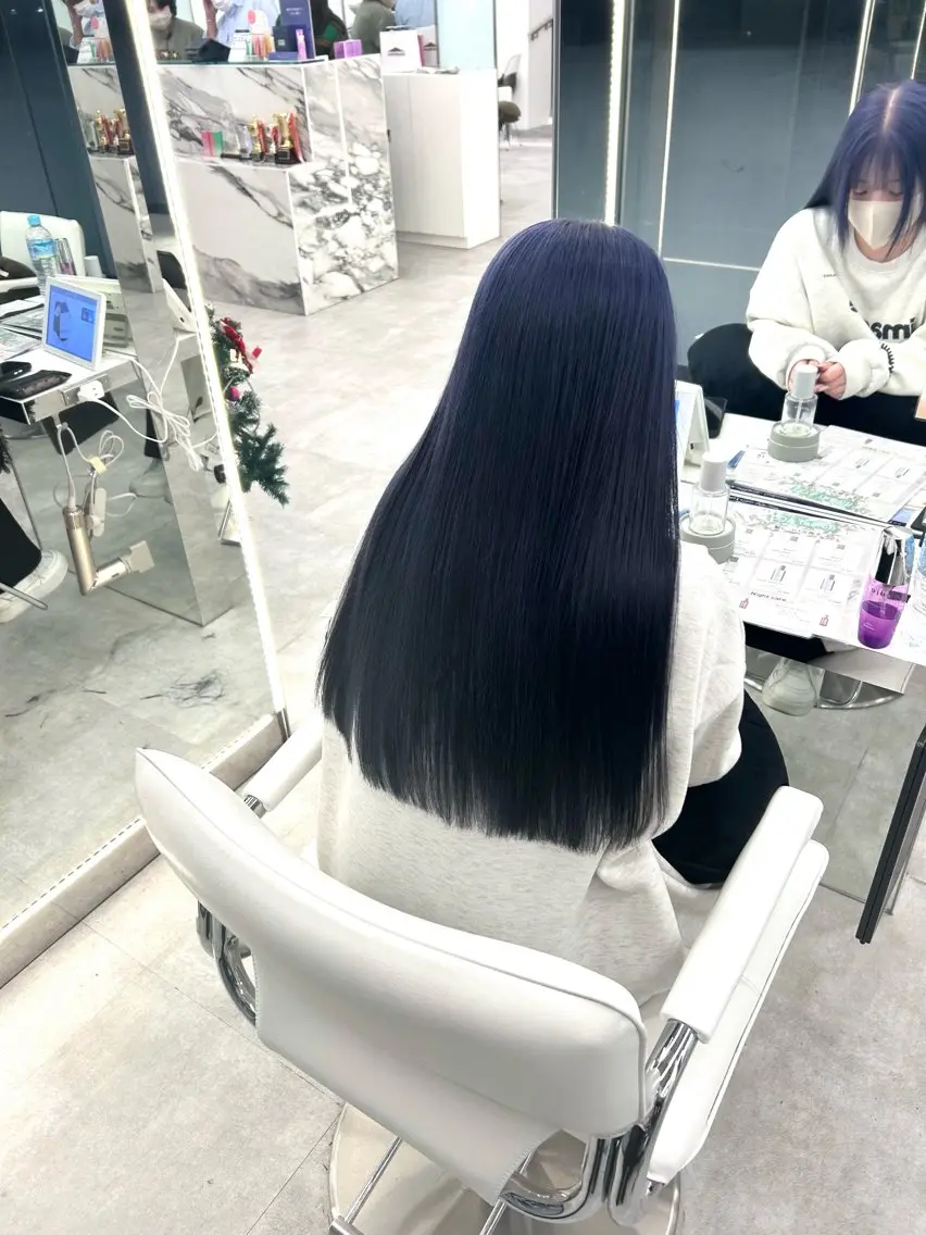 ロング トリートメント 透明感ハイトーン特化 /ケアブリーチ/莉駒のヘアスタイル
