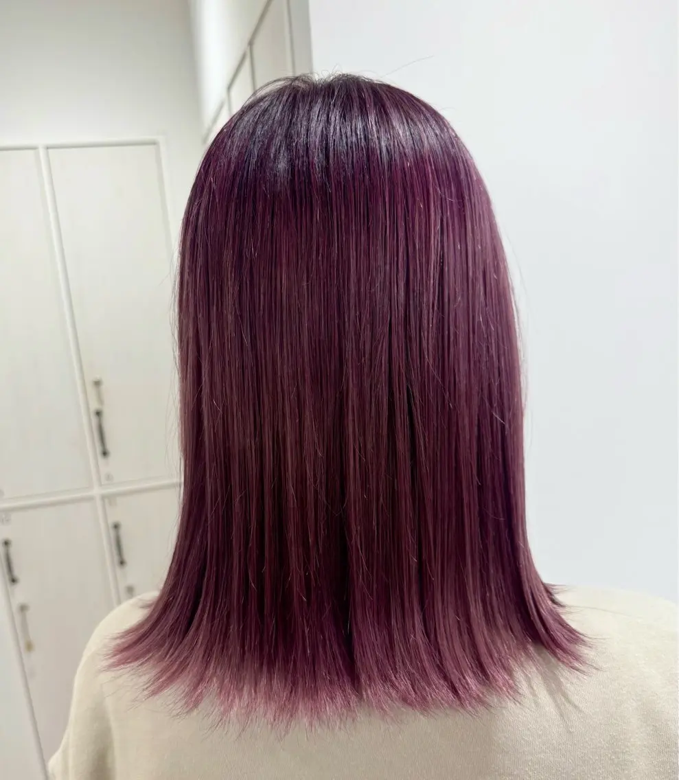 ミディアム カラー 無料ボブカットモデル 様募集中/あいらのヘアスタイル