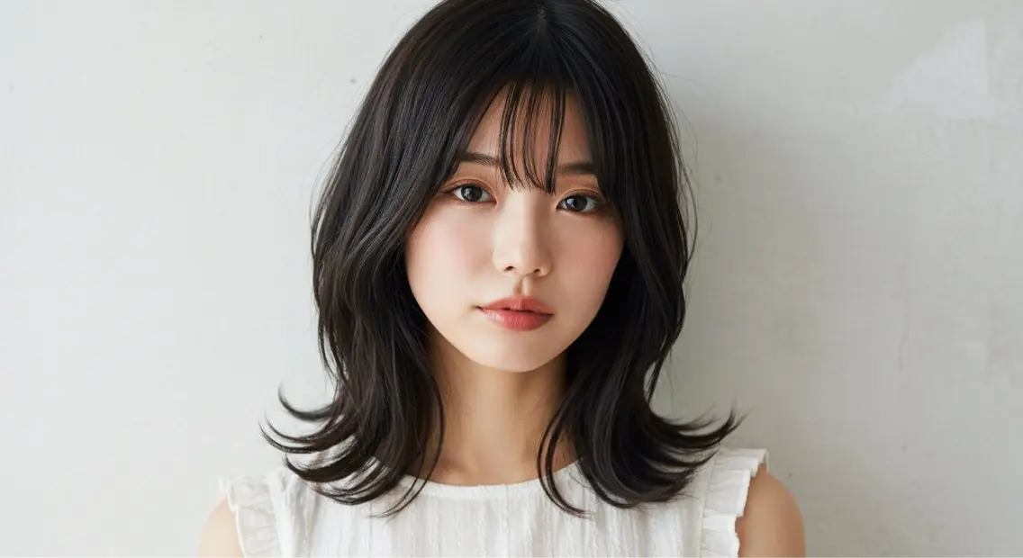 ミディアム 似合わせボブ✖️ 韓国レイヤー✨小関のヘアスタイル