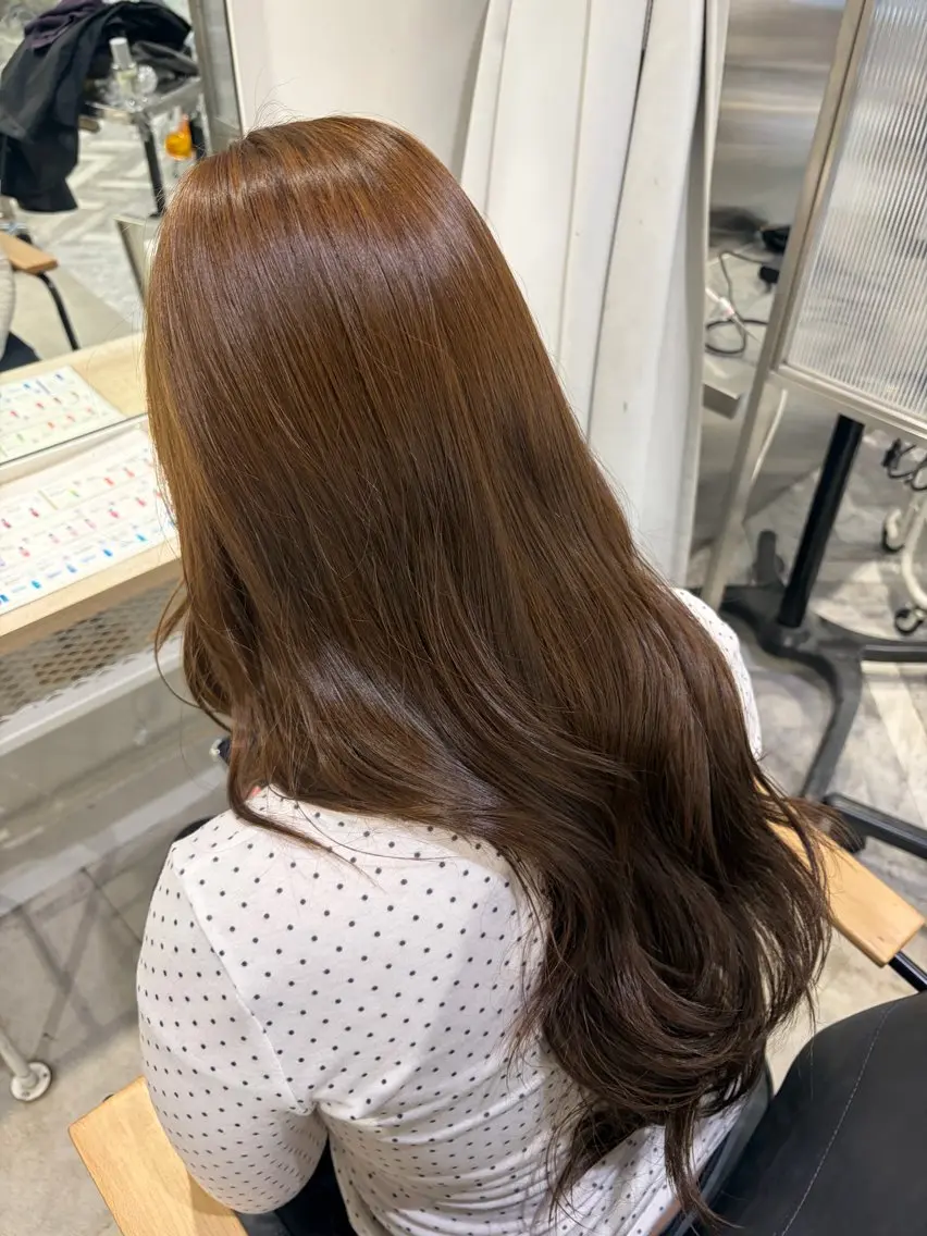 カラー ヘアカラー サナ🎀髪質改善 /似合わせカラーのヘアスタイル