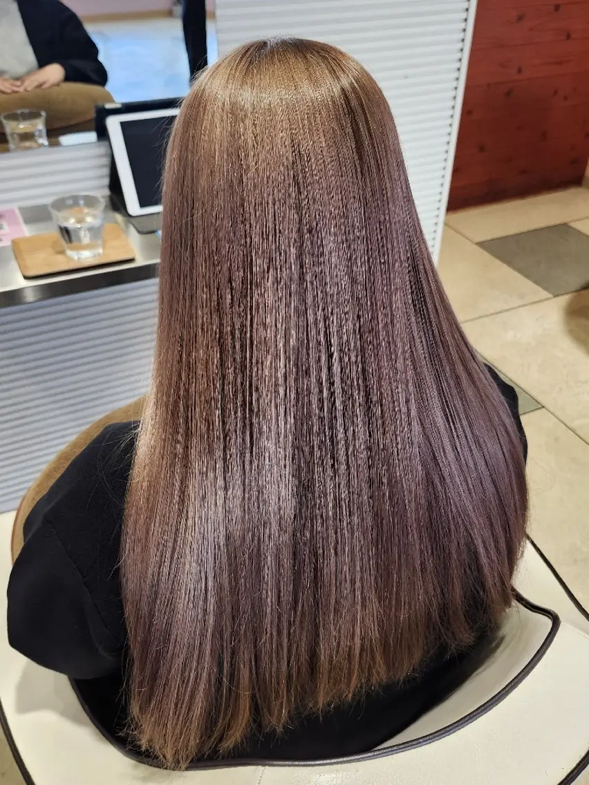 ロング 暖色カラー/髪質改善 /メンズ🧡莉南のヘアスタイル