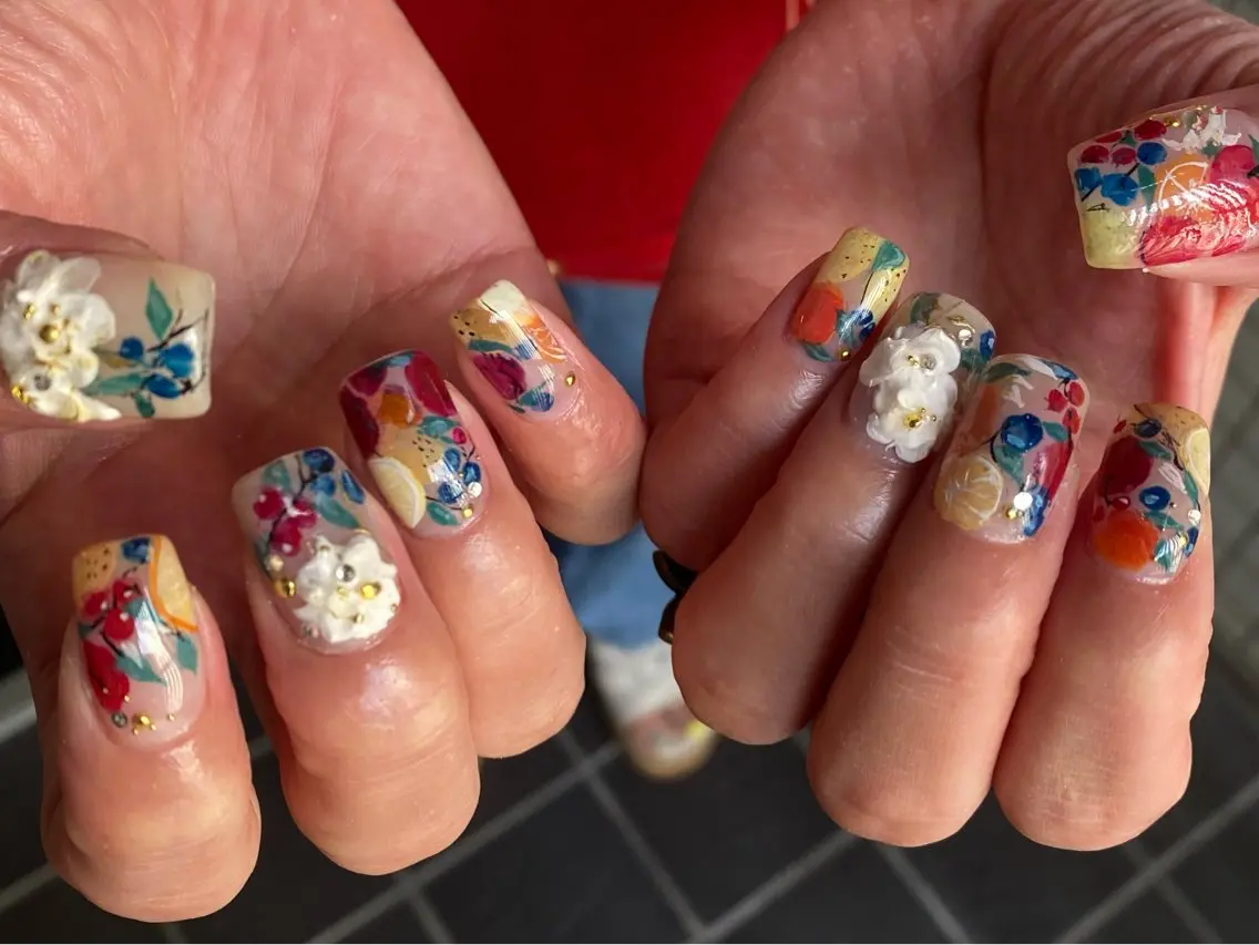 ネイル nano/きもかわ nail🐬🫧のネイルデザイン