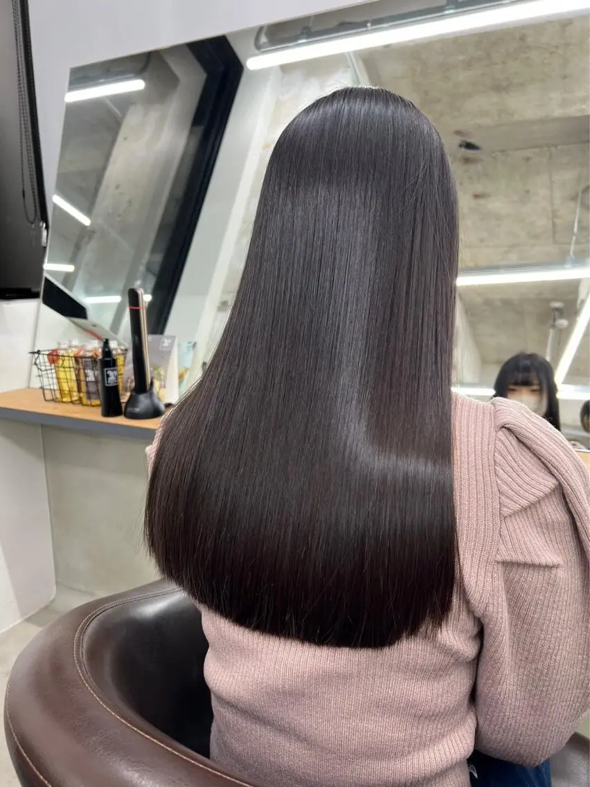 カラー グレージュ ヘアカラー Shinobu🤍 梅田のヘアスタイル