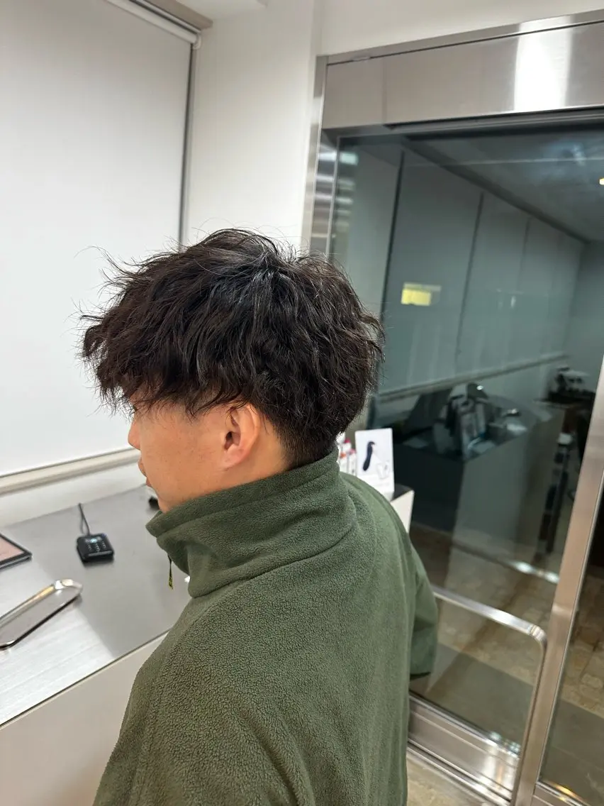 【平日メンズ限定】カット✂︎＋パーマ🌀の写真