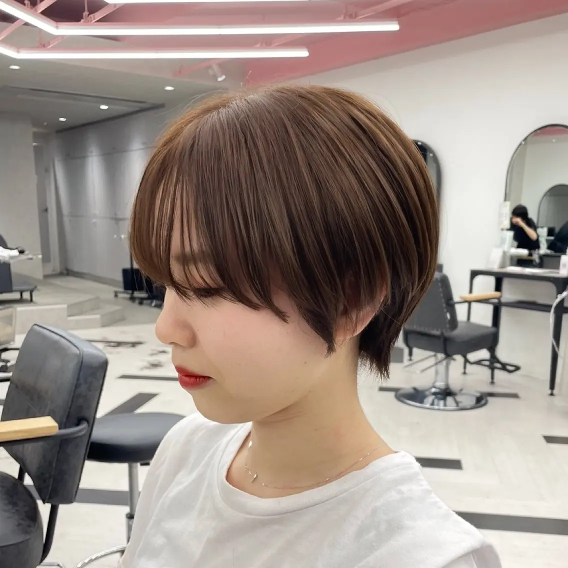 セミロング カラー パーマ ヘアアレンジ メンズ mona/ ストレートスタイル✨のヘアスタイル