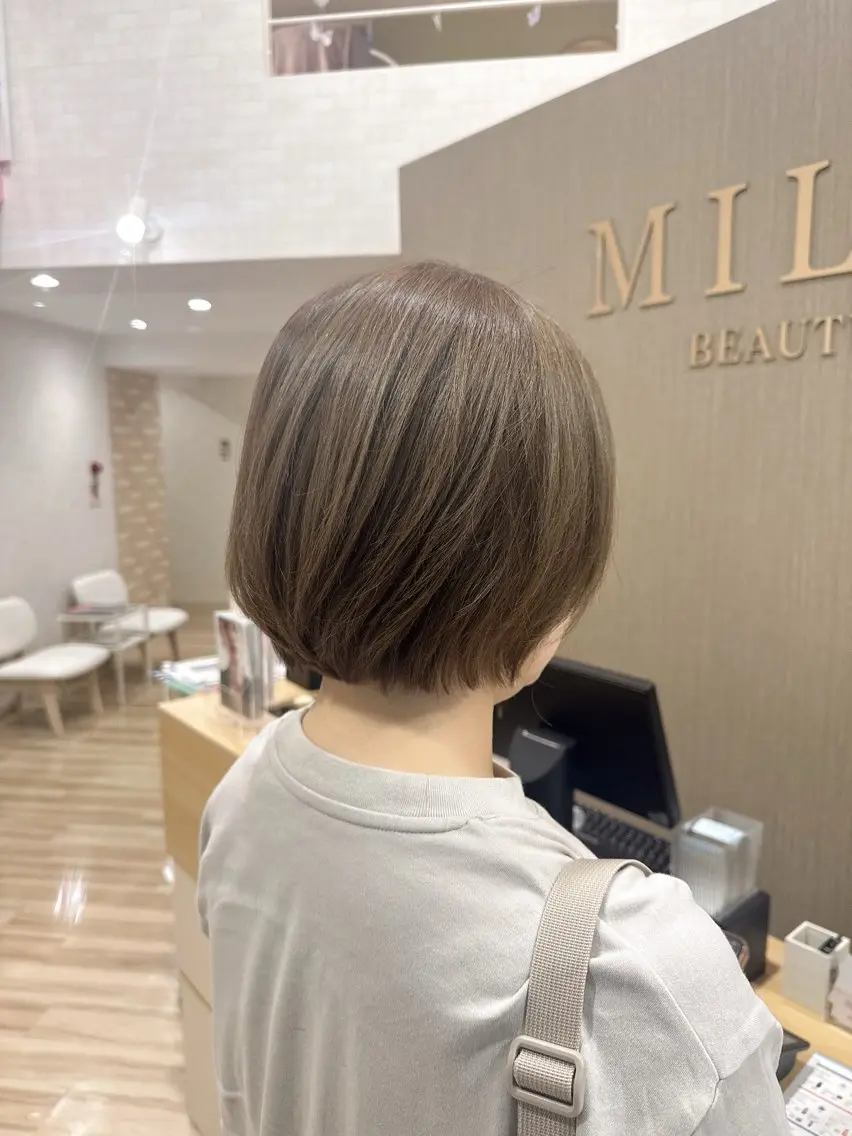 ショート カット ヘアカラー トリートメント MILLIA滑川店/ みきやのヘアスタイル