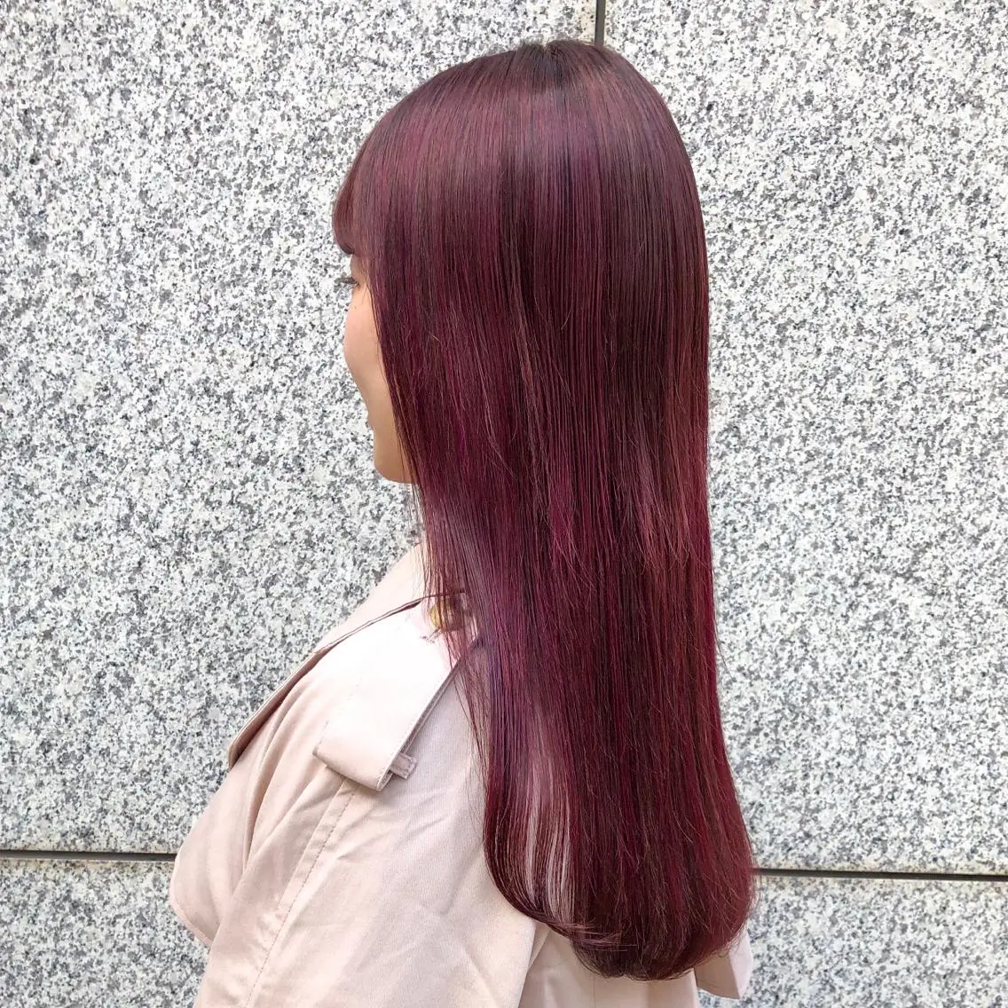 ロング カラー ブラウンカラー ハイライトカラー ピンクカラー レッドカラー レッドブラウン カット ヘアカラー 尾籠 美幸 (オゴモリ ミユキ)のヘアスタイル