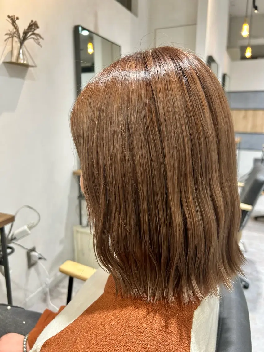 ミディアム ヘアカラー トリートメント 日向/似合わせカット ✨/メンズカット◎のヘアスタイル