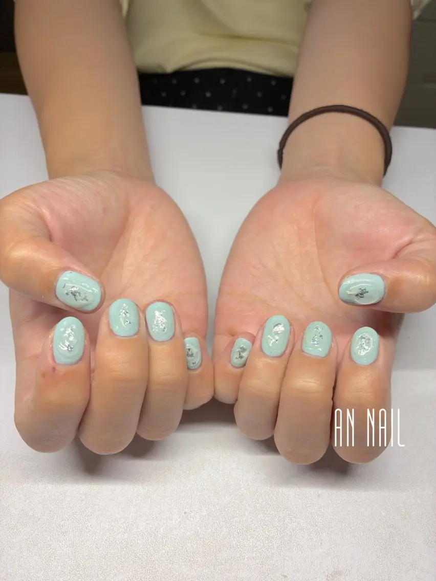 ネイル ぷっくりネイル 夏ネイル ハンドネイル AN Nailのネイルデザイン