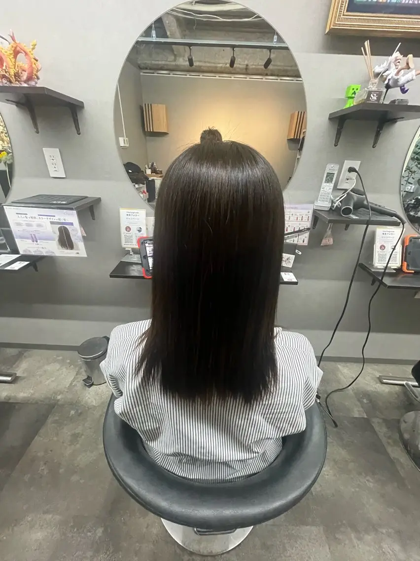 パーマ ストレートパーマ 🌹ミラクル美容師 🌹くっぽのヘアスタイル