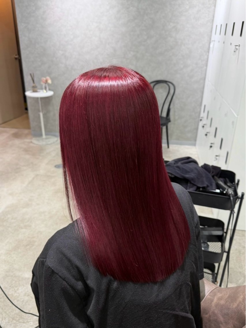 ロング カラー 色落ちまで盛れる 💟まなみのヘアスタイル