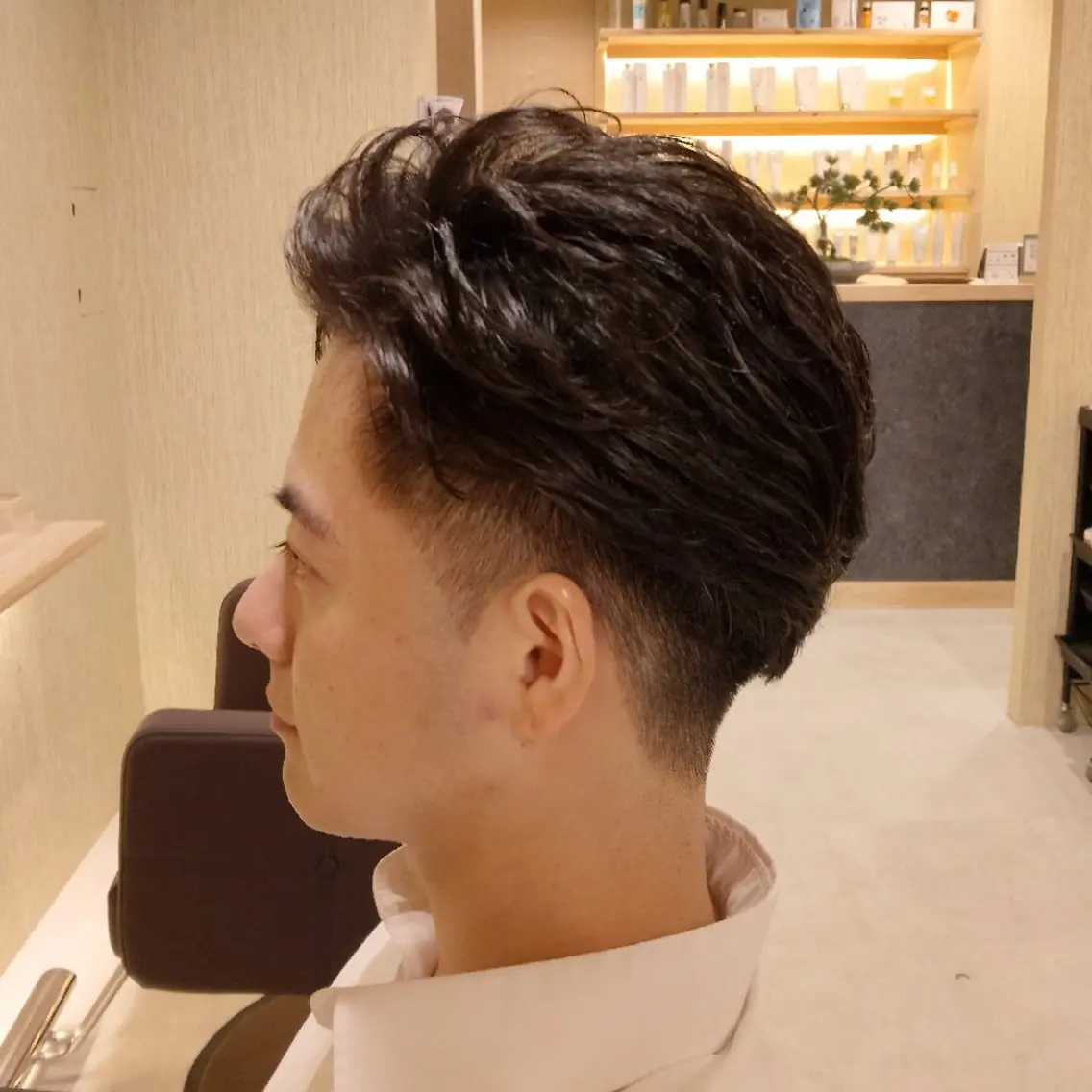 メンズ パーマ パーマ トリートメント 【渋谷|髪質改善】 美女が沼るヘッドスパのヘアスタイル
