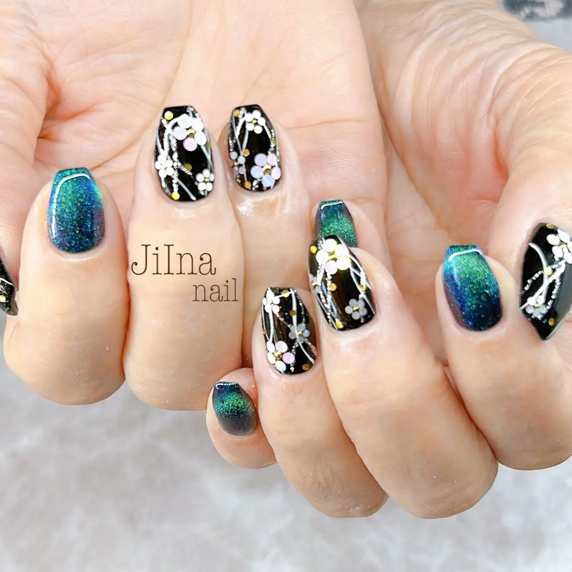 ネイル 持ち込み JiIna nailのネイルデザイン