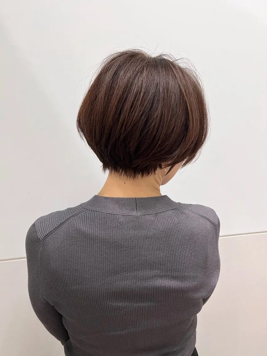 40代、50代ショートカット＋カラー＋髪質改善トリートメントの写真