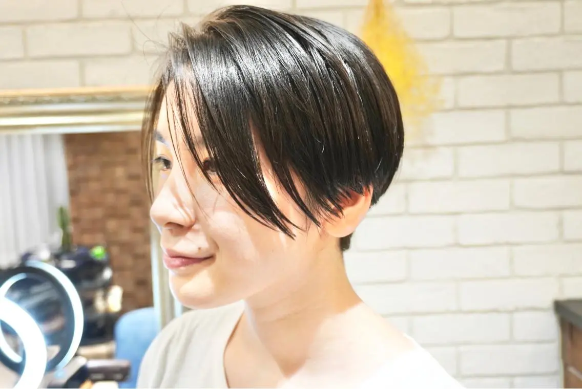 ショート ショートヘア ミヤザキ ユタカのヘアスタイル