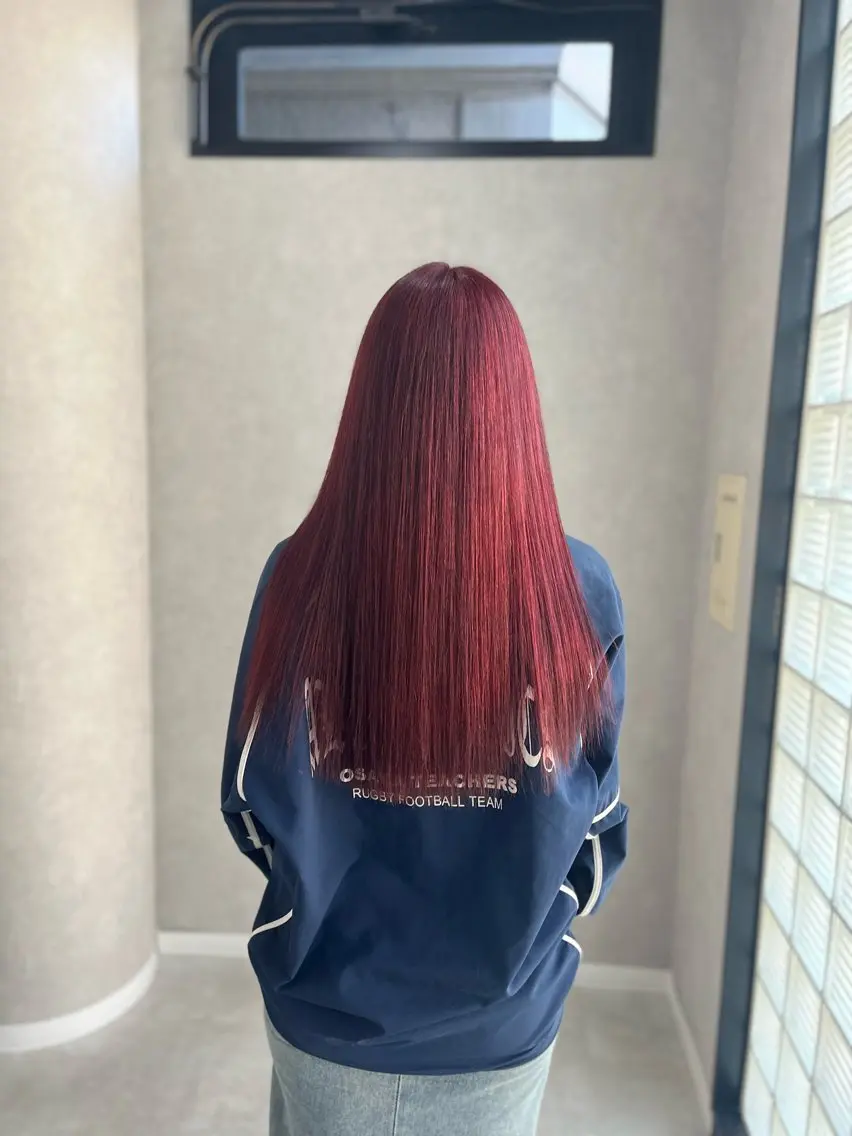 カラー 縮毛矯正モデル 募集中Yuuriのヘアスタイル