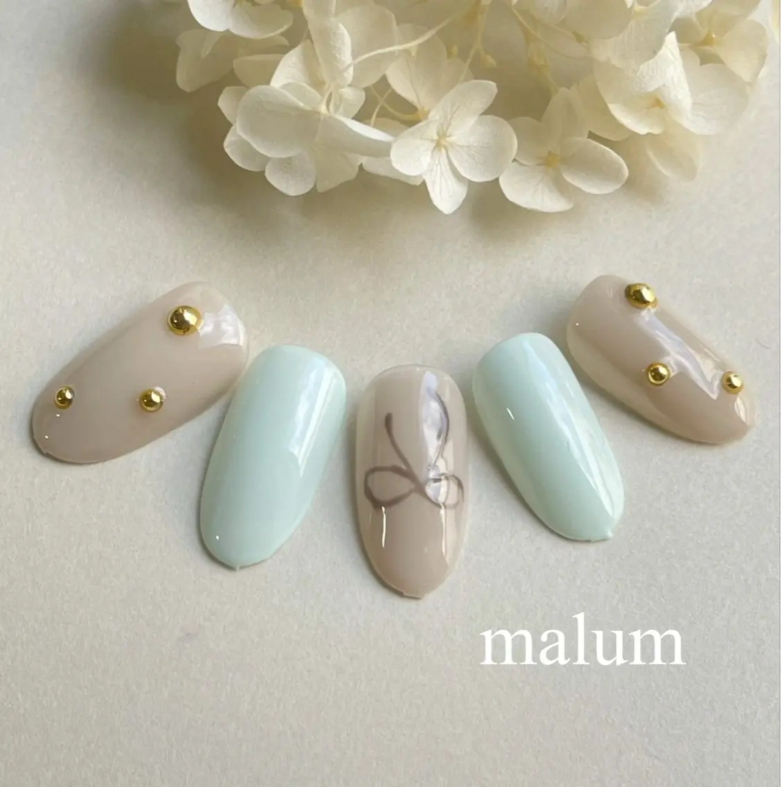 ネイル ハンドネイル malum nailのネイルデザイン