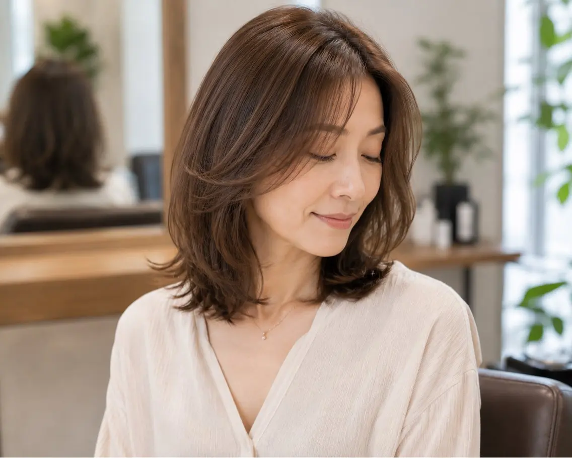 【癒しも叶う】美髪矯正+似合わせカット+個室ヘッドスパの写真