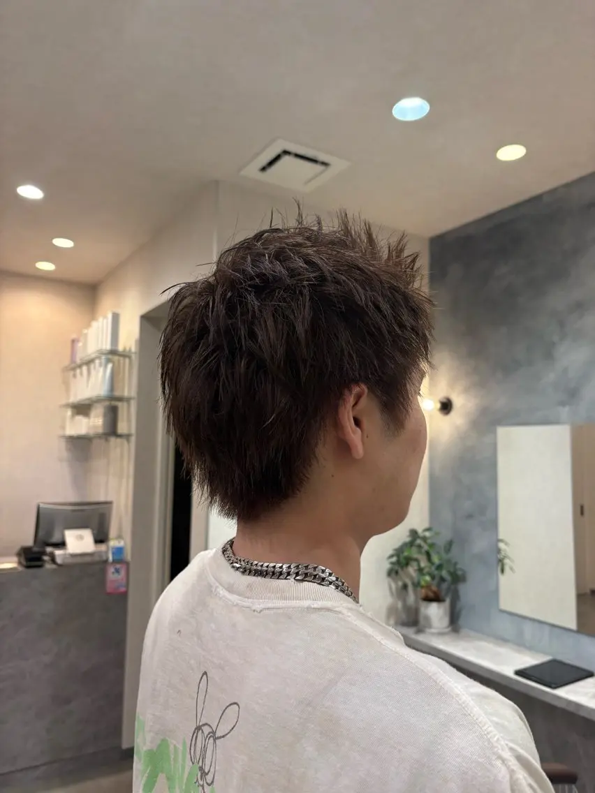 ショート メンズ ヘアカラー 清水 柑奈のヘアスタイル