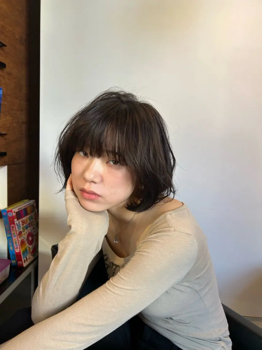ショート カット ヘアカラー トリートメント NanaKo 表参道 レイヤー/ハッシュのヘアスタイル
