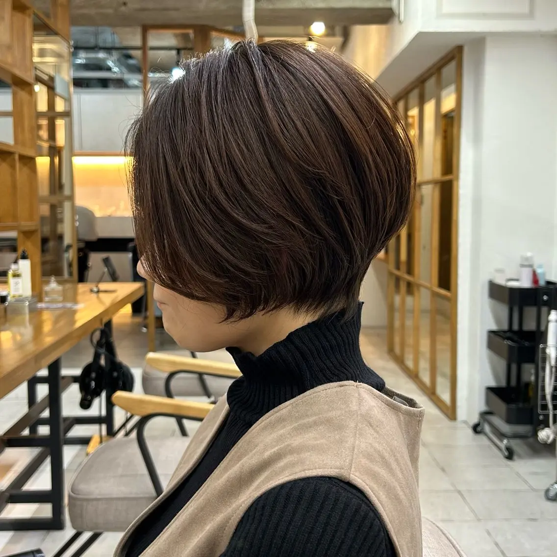 ショート カラー ヘアアレンジ カット ヘアカラー トリートメント 韓国レイヤーカット★ 小林大樹のヘアスタイル