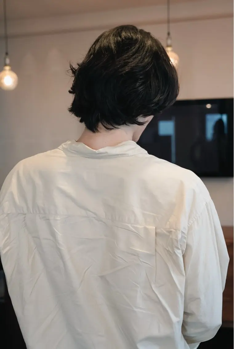 ミディアム メンズ 千葉 慎也のヘアスタイル