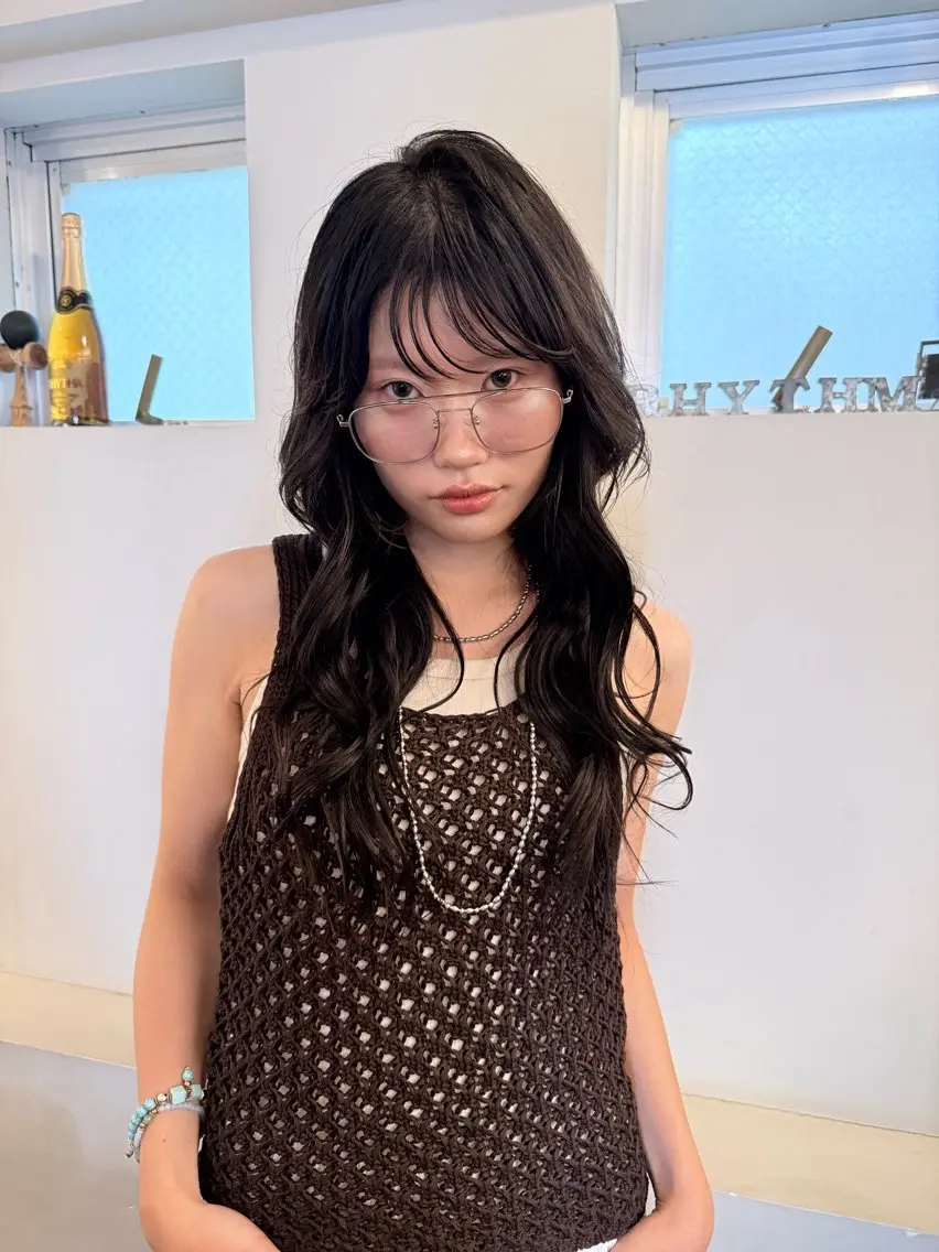 ロング ロングレイヤー レイヤーカット ロング カット ✂︎岡根 京花✂︎のヘアスタイル