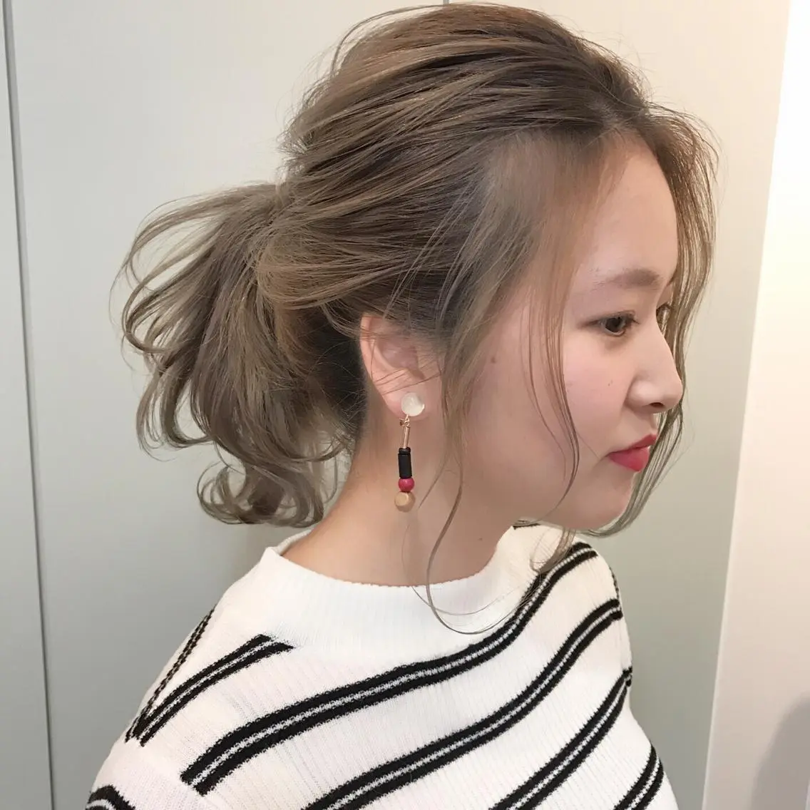 カラー ブリーチ ブロンド イルミナカラー ショート特化 /天神大名/ハルナのヘアスタイル