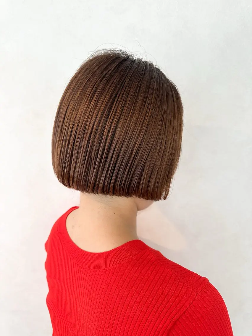 ショート カラー ボブ カット ヘアカラー トリートメント 店長✂️KOTA✂️ oggiottoのヘアスタイル