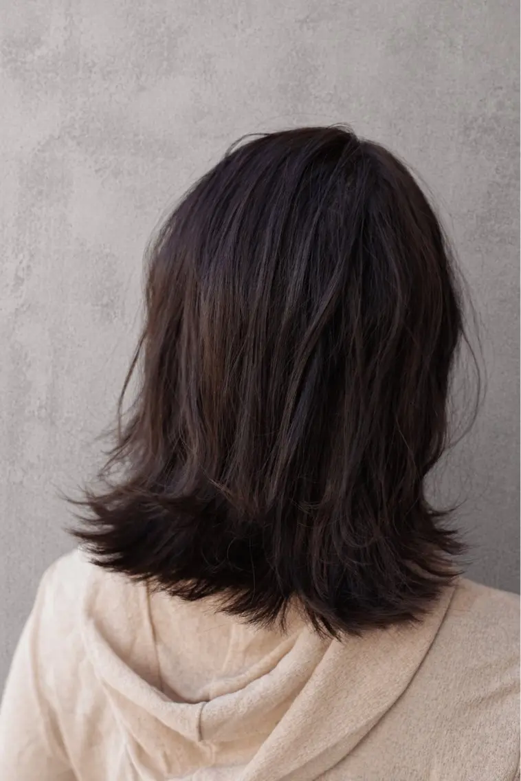 ミディアム カットモデル０円 🫧shiori🎀のヘアスタイル