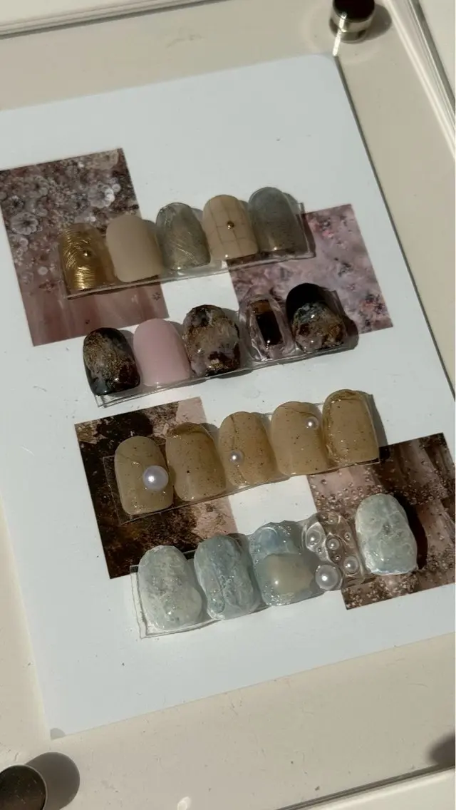 ネイル ニュアンスネイル シンプルネイル anuw hinaのネイルデザイン